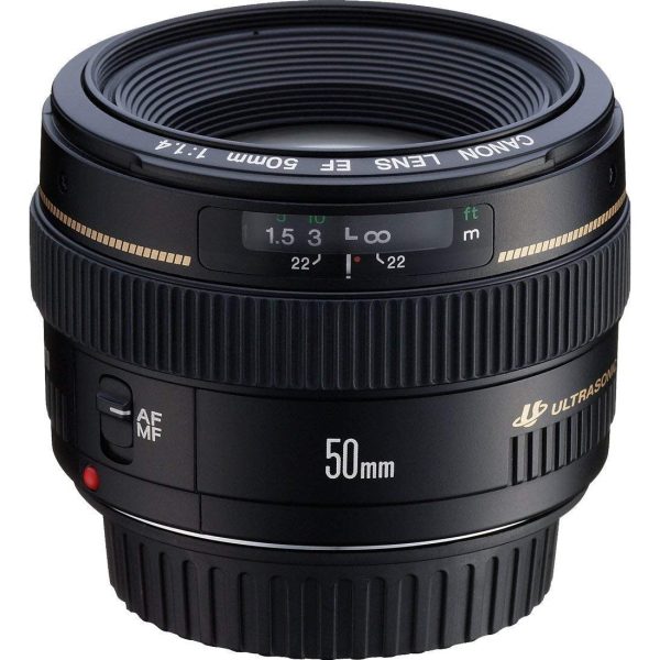 Canon EF 50mm f 1.4 USM Standard & Medium Telephoto Prime Lens for Canon SLR Cameras Sale