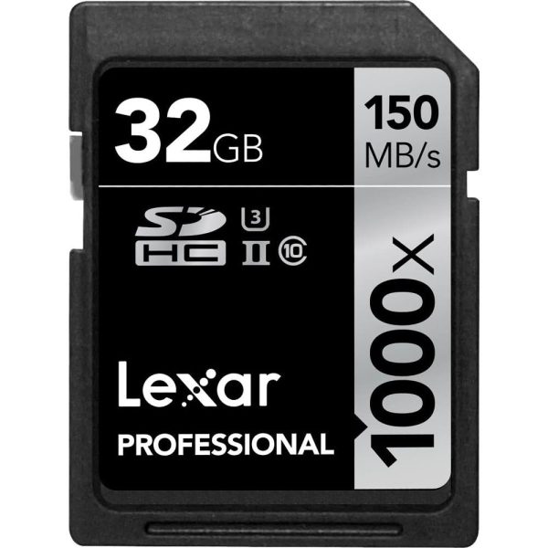 Lexar 32GB Professional 1000x SDHC Class 10 UHS-II Memory Card Up to 150 MB s For Sale