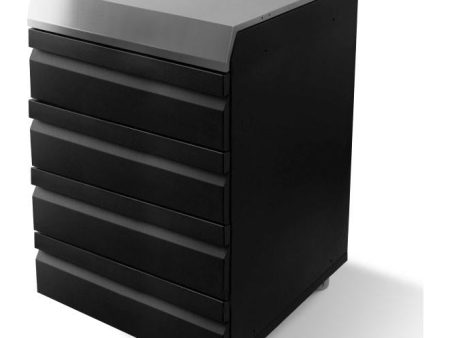 Otto Wilde Four-Drawer Grill Stand for Otto Grills, Black Online Hot Sale