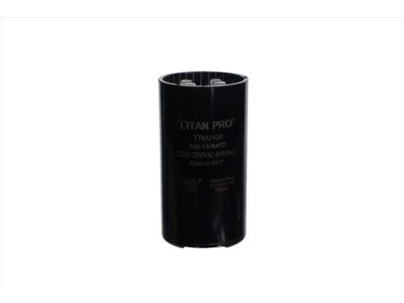 Titan Pro 108-130 MFD 250 V Round Start Capacitor on Sale