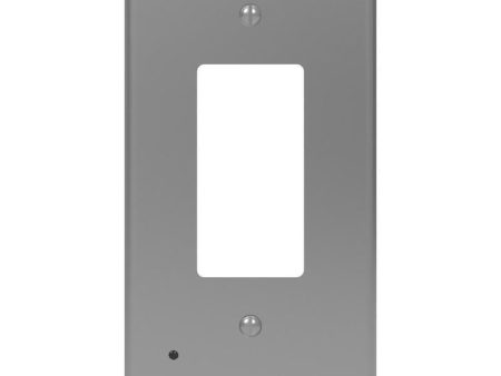 Westek LumiCover Satin Nickel 1 gang Plastic Decorator Nightlight Wall Plate 1 pk For Discount