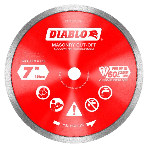 Diablo 7 in. D X 5 8 in. Diamond Masonry Cut-Off Disc 1 pk on Sale