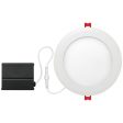 Globe Electric Ultra Slim Energy Star White 4 in. W Plastic LED Canless Recessed Downlight 9 W Fashion