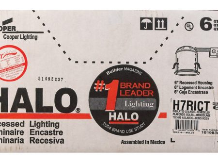 Halo Silver 6 in. W Aluminum LED Recessed Lighting Housing Fashion