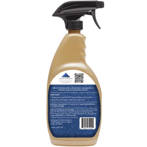 Granite Gold No Scent Quartz Cleaner 24 oz Liquid Supply