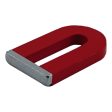 Magnet Source 2.375 in. L X 1.187 in. W Red Horseshoe Magnet 3 lb. pull 1 pc Hot on Sale