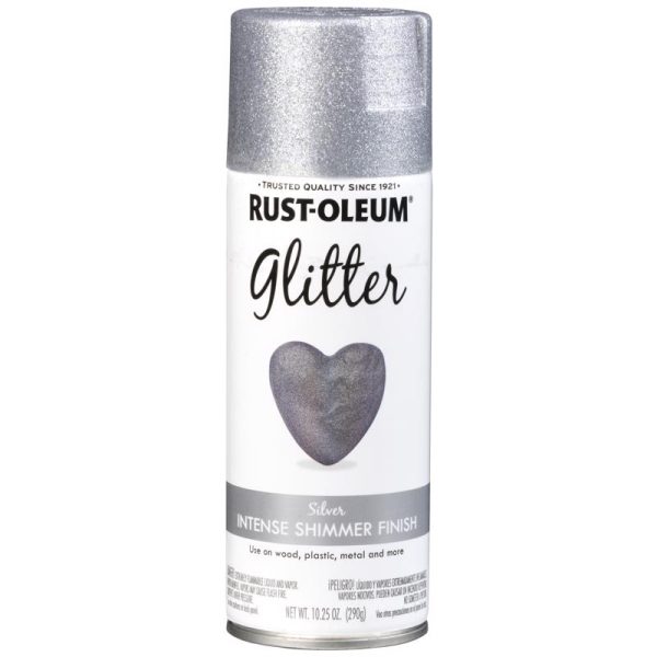 Rust-Oleum Specialty Glitter Silver Spray Paint 10.25 oz Supply