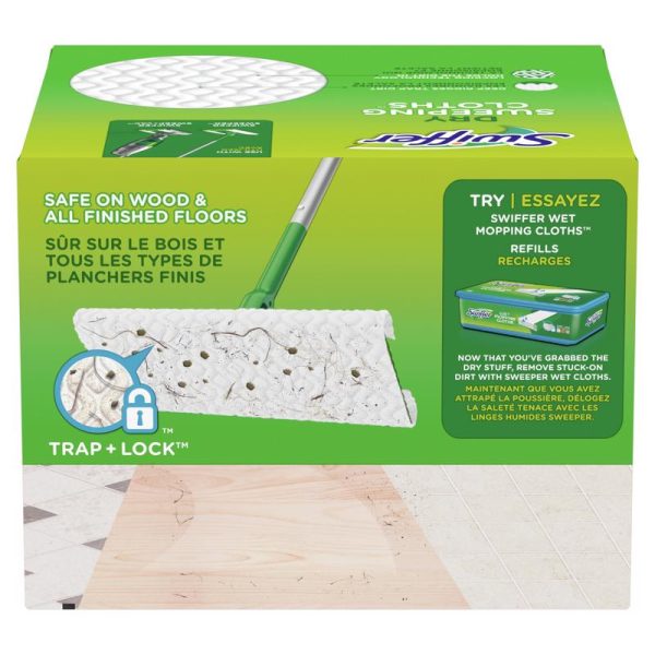 Swiffer Sweeper 5.4 in. Dry Microfiber Dust Mop Refill 32 pk Supply