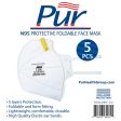 Pur Mason N95 General Purpose Face Mask White One Size Fits Most 5 pk Cheap