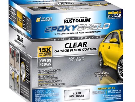 Rust-Oleum EpoxyShield High Gloss Clear Premium Floor Coating Kit 90 oz Discount