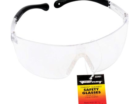 Forney Starlite Squared Safety Glasses Clear Lens 1 pc Hot on Sale