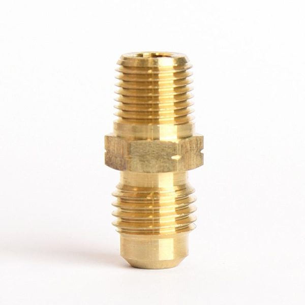 1 4 in. Flare X 1 8 in. D Male Brass Adapter Online now