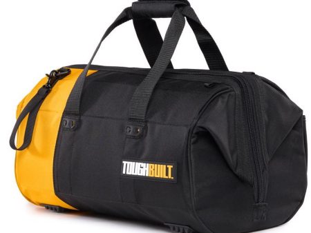 ToughBuilt 16 in. W X 10 in. H Polyester Massive Mouth Tool Bag 38 pocket Black Gray Orange 1 pc Discount