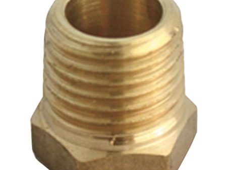 3 4 in. MPT X 1 4 in. D FPT Brass Hex Bushing Online Sale