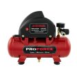 Pro Force 2 gal Horizontal Portable Air Compressor Tank 100 psi Online Sale