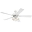 Westinghouse Vintage 52 in. White LED Indoor Ceiling Fan For Sale