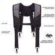 ToughBuilt 1.18 in. L X 6.3 in. W Nylon Suspenders Black Gray 1 pair Supply