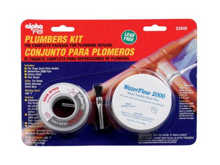 Alpha Fry 6 oz Lead-Free Plumbers Kit 0.12 in. D Silver-Bearing Alloy 1 pc For Discount