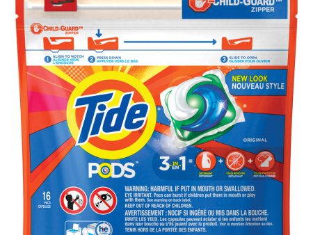 Tide Original Scent Laundry Detergent Pod 16 ct Hot on Sale