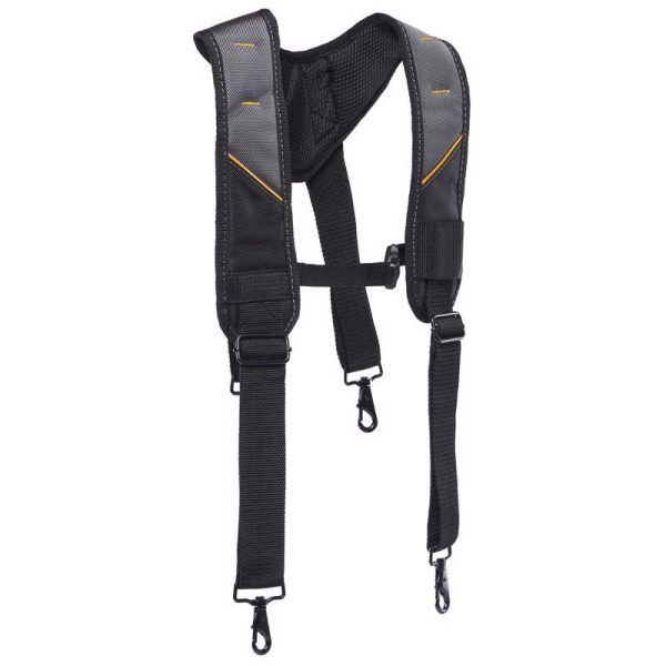 ToughBuilt 1.18 in. L X 6.3 in. W Nylon Suspenders Black Gray 1 pair Supply