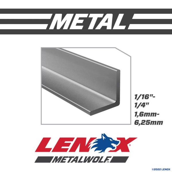 LENOX METALWOLF 6 in. Bi-Metal WAVE EDGE Reciprocating Saw Blade 18 TPI 1 blade Cheap