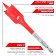 Diablo 1-3 8 in. X 6 in. L High Speed Steel Clean Wood Spade Bit Hex Shank 1 pk on Sale