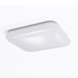 Feit LED 2.5 in. H X 12 in. W X 12 in. L Aluminum White LED Ceiling Light Fixture For Cheap