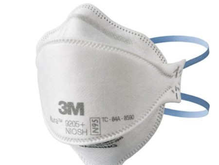 3M Aura N95 Dust Protection Particulate Respirator 9205+ White 3 pk Cheap