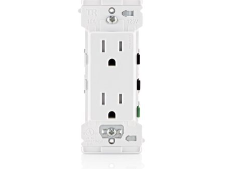 Leviton Decora Edge 15 amps 125 V White Tamper Resistant Outlet 5-15 R 1 pk Discount