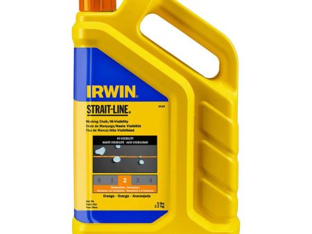 Irwin Strait-Line 5 lb Permanent Marking Chalk Orange 1 pk Fashion