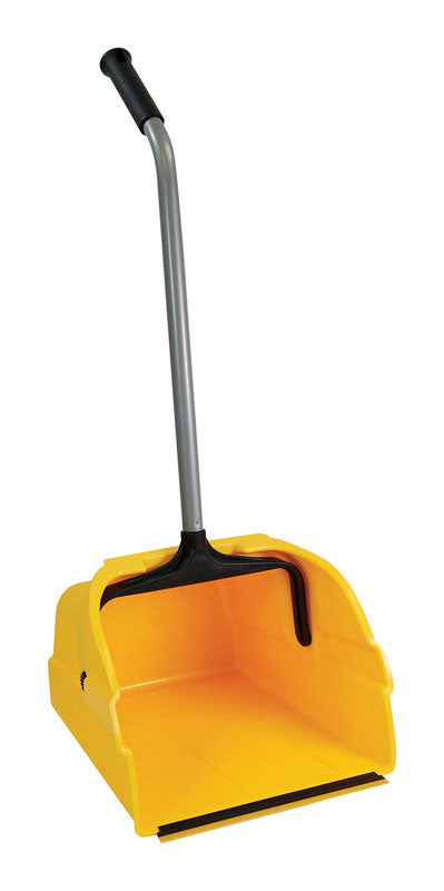 Quickie Yellow Plastic Stand-Up Long Handled Dust Pan Hot on Sale