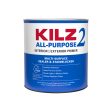 KILZ White Flat Water-Based Acrylic Stain Blocking Primer 1 qt For Cheap