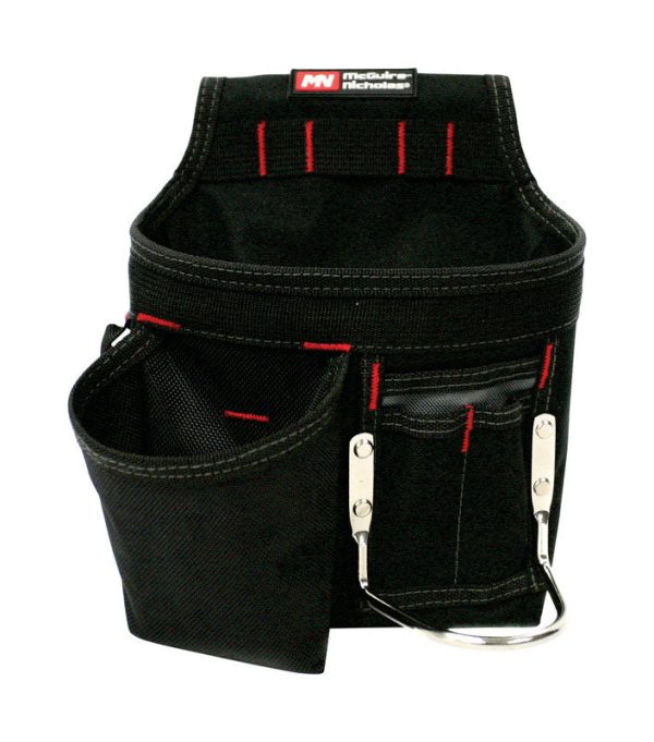 McGuire-Nicholas Polyester Tool Pouch 6 pocket Black 1 pc on Sale