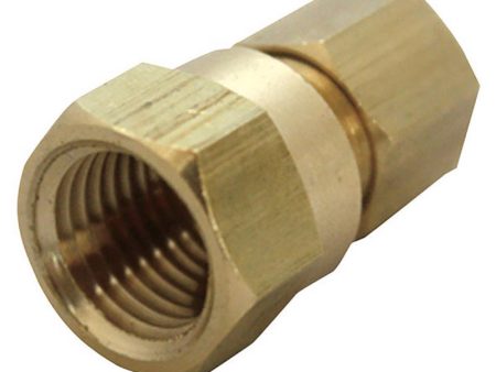 1 4 in. Compression X 3 8 in. D FPT Brass Coupling Hot on Sale