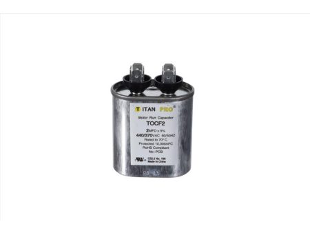 Titan Pro 2 MFD 440 V Oval Run Capacitor For Discount