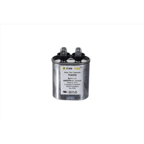 Titan Pro 2 MFD 440 V Oval Run Capacitor For Discount