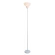 Newhouse 71 in. Beige White Floor Lamp For Discount