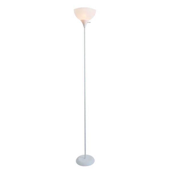 Newhouse 71 in. Beige White Floor Lamp For Discount