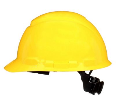 3M SecureFit 4-Point Ratchet Cap Style Hard Hat Yellow Fashion