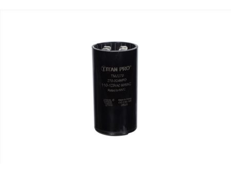 Titan Pro 270-324 MFD 125 V Round Start Capacitor on Sale