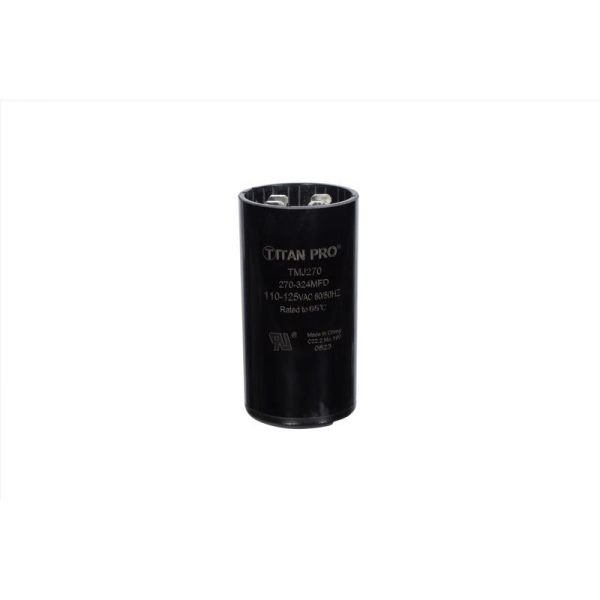 Titan Pro 270-324 MFD 125 V Round Start Capacitor on Sale