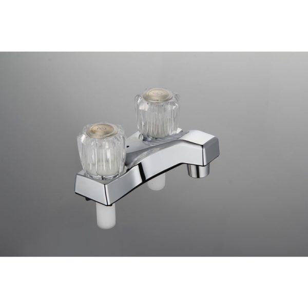 Home Plus Chrome Centerset Bathroom Sink Faucet 4 in. Fashion