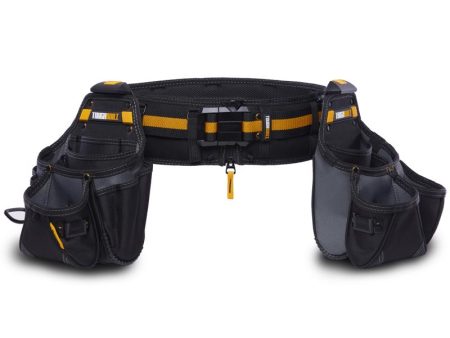 ToughBuilt 27 pocket Polyester Tradesman Tool Belt Set 9 in. L X 12.5 in. H Black Yellow L 32 in to For Sale