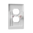 Westek LumiCover White 1 gang Plastic Duplex Nightlight Wall Plate 1 pk For Cheap