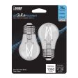 Feit White Filament A15 E26 (Medium) Filament LED Bulb Daylight 75 Watt Equivalence 2 pk Discount