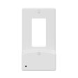 Westek LumiCover White 1 gang Plastic Decorator USB Nightlight Wall Plate 1 pk Online Sale