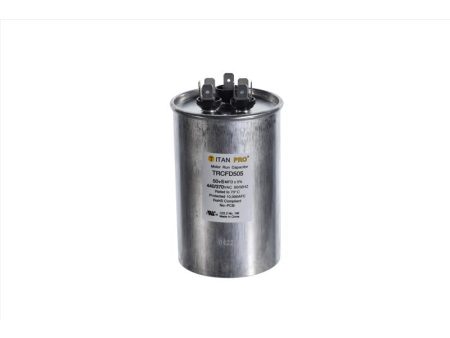 Titan Pro 50+5 MFD 440 V Round Run Capacitor Supply