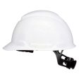 3M SecureFit 4-Point Ratchet Cap Style Hard Hat White For Cheap