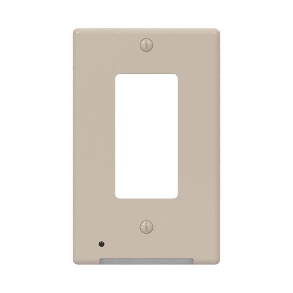 Westek LumiCover Almond 1 gang Plastic Decorator Nightlight Wall Plate 1 pk Sale