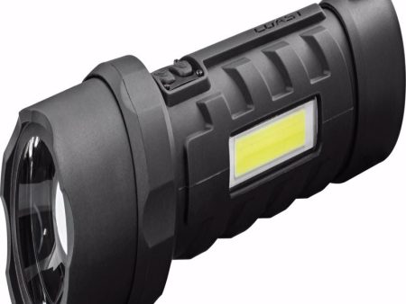 Coast Polysteel 700 800 lm Black LED COB Flashlight AA Battery Online